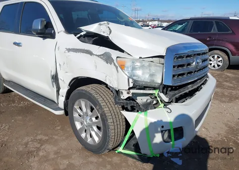 2013 Toyota Sequoia Platinum 5.7L V8 from USA, damaged, VIN 5TDDW5G19DS081997